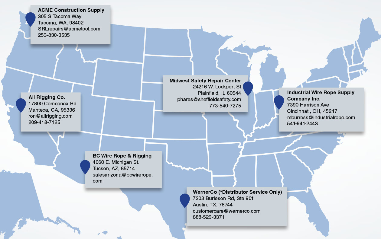 werner-srl-repair-center-map werner-srl-repair-center-map