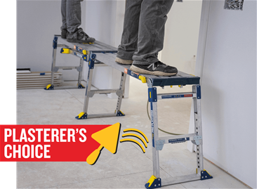 Plasterer's Choice - Werner Adjustable and Linking PRO Work Platform