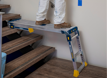 Ladders for Carpenters - Werner Adjustable PRO Work Platform