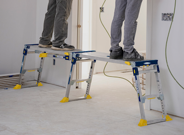 Ladders for Carpenters - Werner Adjustable and Linking PRO Work Platform